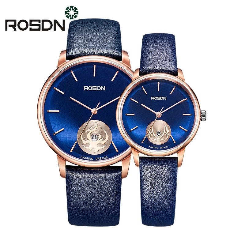 luxury brand ROSDN women watches leather strap Wristwatch for men stylish couple quartz watch lovers watches Water Resistance
luxury brand ROSDN women watches leather strap Wristwatch for men stylish couple quartz watch lovers watches Water Resistance