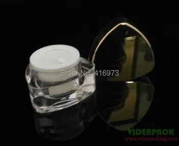 100pcs/lot acrylic cosmetic jar 10g plastic PMMA eyecream container 10ml rtriangle shape 
100pcs/lot acrylic cosmetic jar 10g plastic PMMA eyecream container 10ml rtriangle shape