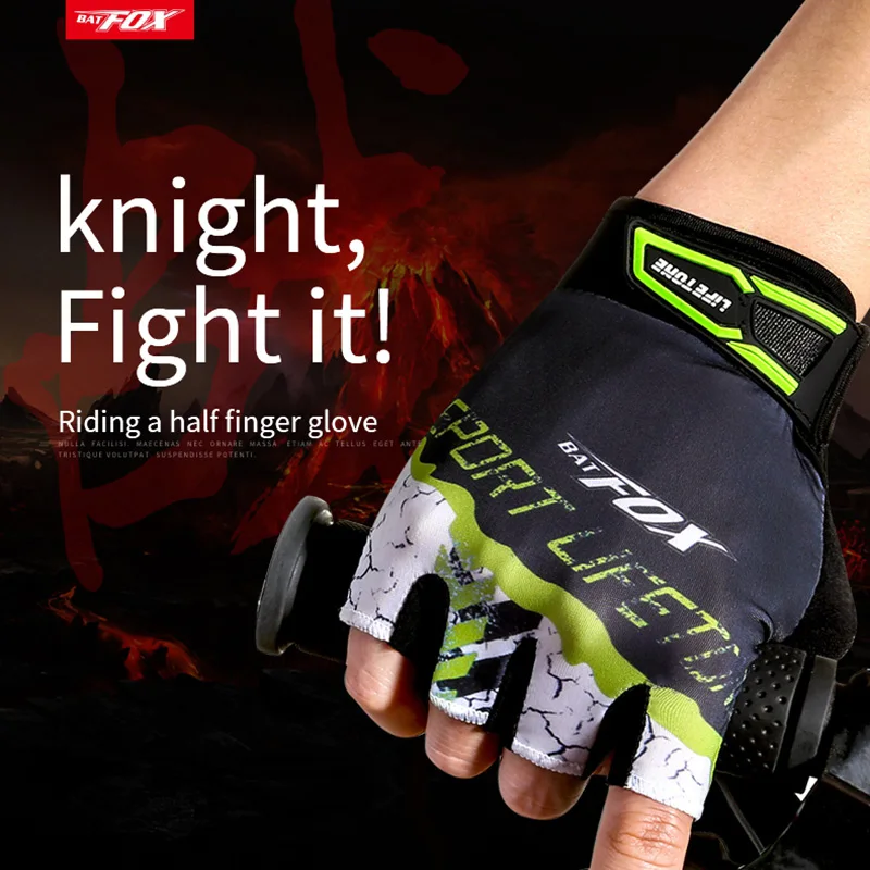 BATFOX new Cycling Breathable mountain bike Half Finger gloves summer women Men outdoor Bicycle Washable Glove guantes ciclismo
BATFOX new Cycling Breathable mountain bike Half Finger gloves summer women Men outdoor Bicycle Washable Glove guantes ciclismo