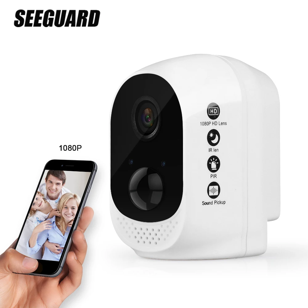 SEEGUARD Waterproof 1080P IP Camera Portable Wireless Wifi HD Camera Real-time Remote Video Intercom Outdoor Security Supplies
SEEGUARD Waterproof 1080P IP Camera Portable Wireless Wifi HD Camera Real-time Remote Video Intercom Outdoor Security Supplies