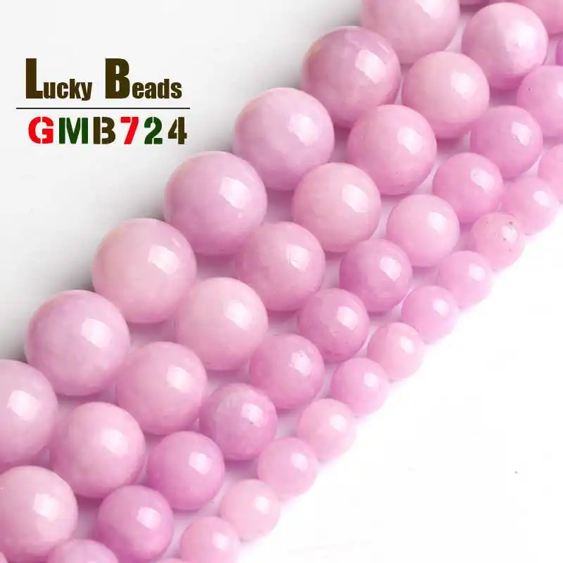 Light Purple Natural Jades Stone Beads Round Loose Beads For Jewelry Making DIY Bracelet Necklace Pick Size 6/8/10/12mm 15inches
Light Purple Natural Jades Stone Beads Round Loose Beads For Jewelry Making DIY Bracelet Necklace Pick Size 6/8/10/12mm 15inches