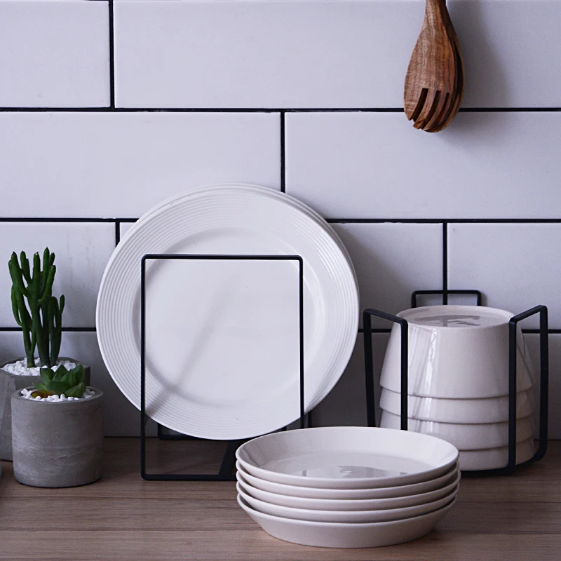Dish Drainer Draining Plate Rack Kitchen Bowl Cups Mug Organizer Cucina Holder Black White Iron Storage Knife Shelf Organization
Dish Drainer Draining Plate Rack Kitchen Bowl Cups Mug Organizer Cucina Holder Black White Iron Storage Knife Shelf Organization