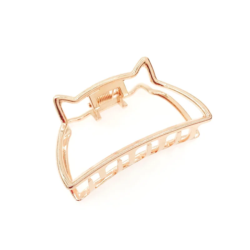 Fashion Women Girl Large Hair Claw Clamps Small Hair Clip Hairpins Headwear Metal Cat Claws Clamps Accessories
Fashion Women Girl Large Hair Claw Clamps Small Hair Clip Hairpins Headwear Metal Cat Claws Clamps Accessories