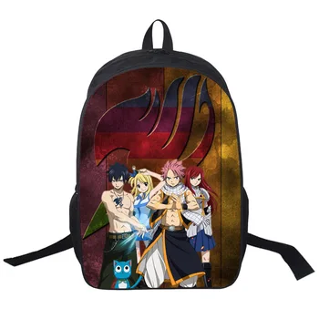 Fairy Tail Backpacks Cartoon Canvas School Backpack for Teenagers Men Women Bag Kids Mochila Laptop Bags Shoulders Package
Fairy Tail Backpacks Cartoon Canvas School Backpack for Teenagers Men Women Bag Kids Mochila Laptop Bags Shoulders Package