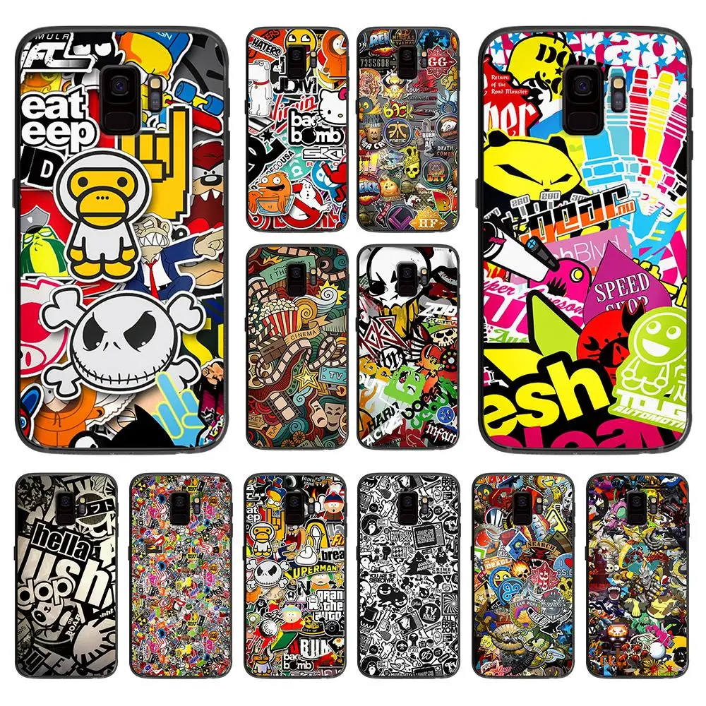 Artistic standard graffiti Stickerbomb soft phone cover case for Samsung Galaxy S6 S7 S8 S9 S10e Plus Note 8 9 CASES
Artistic standard graffiti Stickerbomb soft phone cover case for Samsung Galaxy S6 S7 S8 S9 S10e Plus Note 8 9 CASES