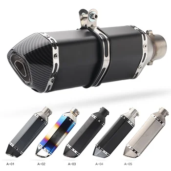 Universal 51MM Motorcycle Muffler Exhaust Pipe akrapovic Escape Moto Exhaust For FZ6 CB400 gsr 600 tmax 530 msx125 cb1000r MT-07
Universal 51MM Motorcycle Muffler Exhaust Pipe akrapovic Escape Moto Exhaust For FZ6 CB400 gsr 600 tmax 530 msx125 cb1000r MT-07