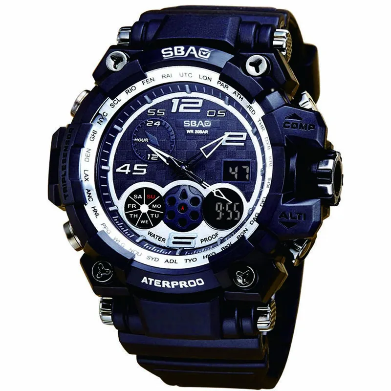 Handsome Man's Outdoor Watch Camouflage Sports Multi-functional Fashion Waterproof Men's Electronic Watch Relogio Masculino Male
Handsome Man's Outdoor Watch Camouflage Sports Multi-functional Fashion Waterproof Men's Electronic Watch Relogio Masculino Male