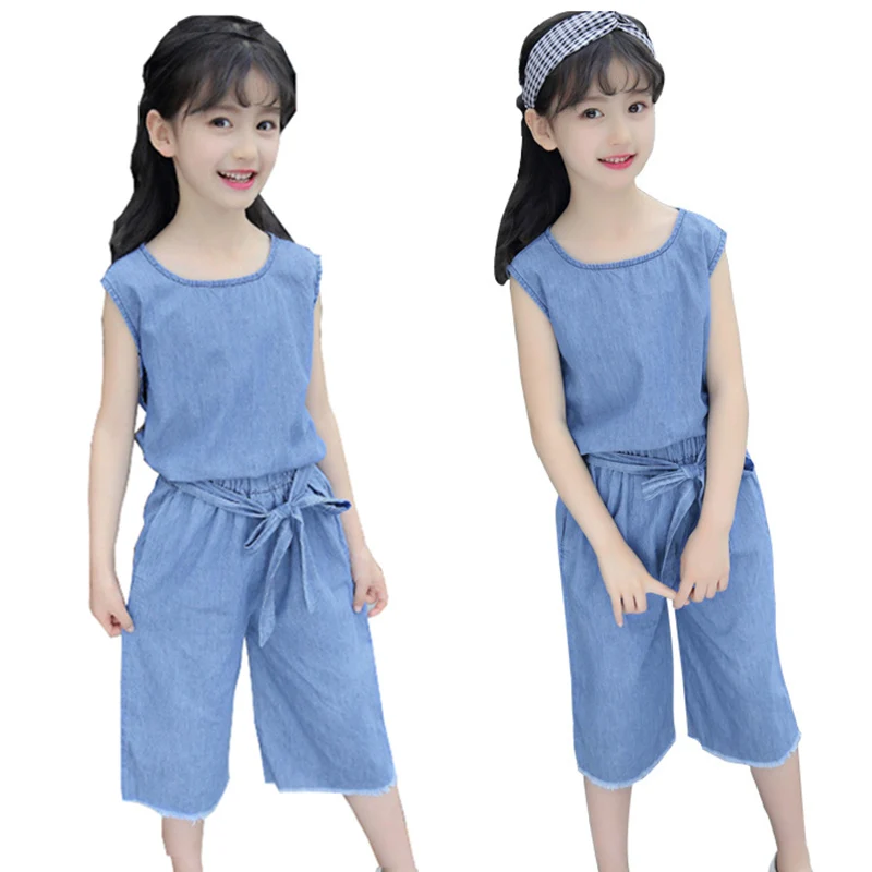 New Children's Kids Girls Summer Denim T Shirt And Shorts Sports Tracksuit 2pcs Clothing Sets For Girls Sets 4 6 9 10 12 Years
New Children's Kids Girls Summer Denim T Shirt And Shorts Sports Tracksuit 2pcs Clothing Sets For Girls Sets 4 6 9 10 12 Years