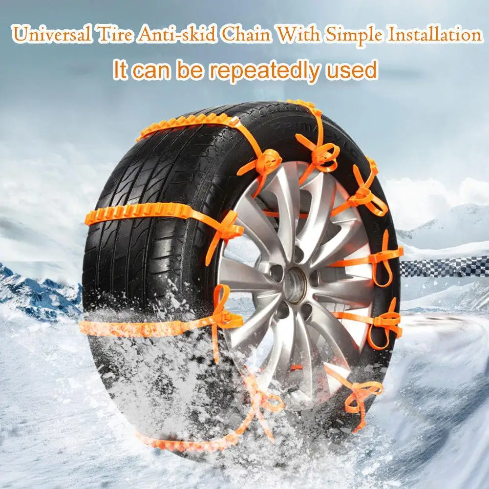 10Pcs Car Winter Anti-Skid Safety Driving Tire Wheel Snow Spikes Chain Strap Wheel Tires Chains
10Pcs Car Winter Anti-Skid Safety Driving Tire Wheel Snow Spikes Chain Strap Wheel Tires Chains