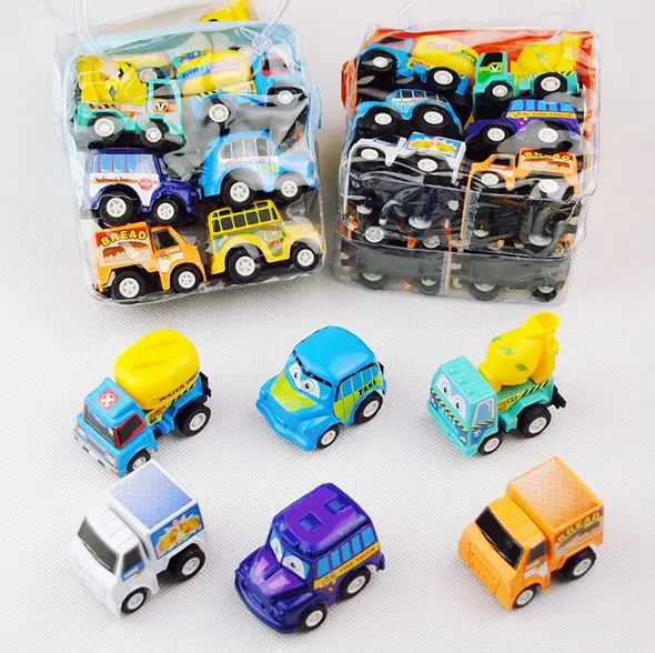 6pcs/lot Multicolor Plastic Cartoon Mini Pull Back Boy Car Model Toys Set Educational Toy For Children
6pcs/lot Multicolor Plastic Cartoon Mini Pull Back Boy Car Model Toys Set Educational Toy For Children