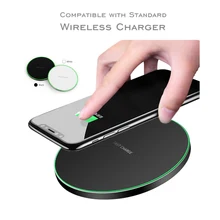 Cargador inalámbrico Qi de 10W para Huawei P30 Pro Mate 20 Pro almohadilla de carga inalámbrica rápida para iPhone X Xr xs max Nokia 8 9 PureView X71(China)