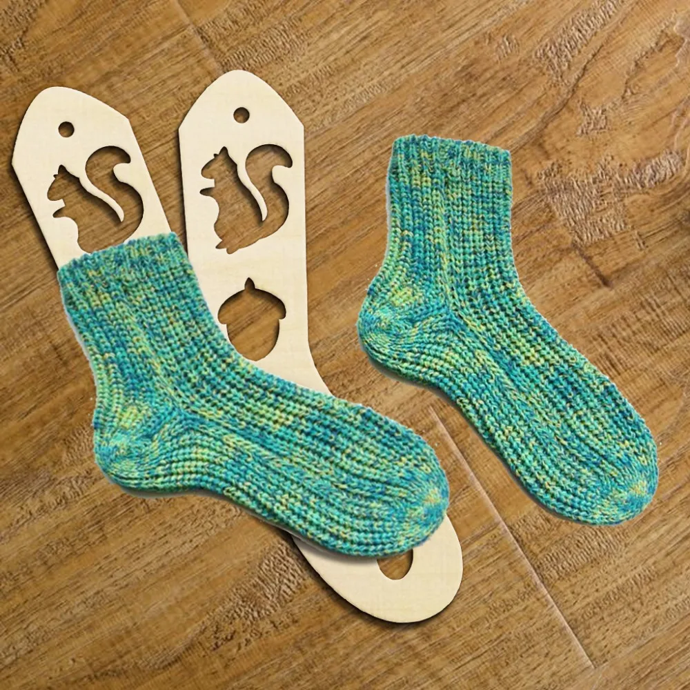 2pcs Wooden Cute Squirrel Sock Blocker DIY Craft Favors Wooden Socks Forms Blockers Handmade Knit Socks Form Birthday Gift
2pcs Wooden Cute Squirrel Sock Blocker DIY Craft Favors Wooden Socks Forms Blockers Handmade Knit Socks Form Birthday Gift