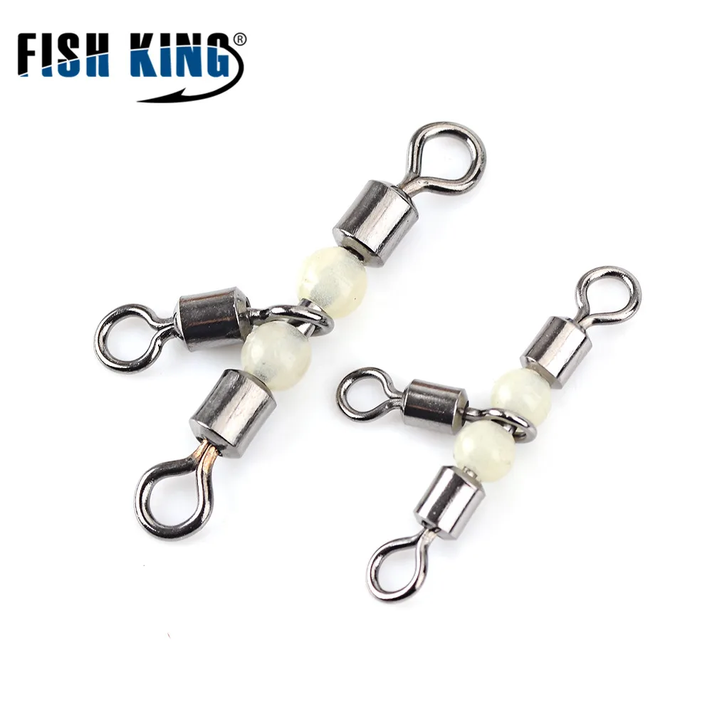 FISH KING 1 упаковка рыболовный вертлюг с пересекающимися лесками вращающийся