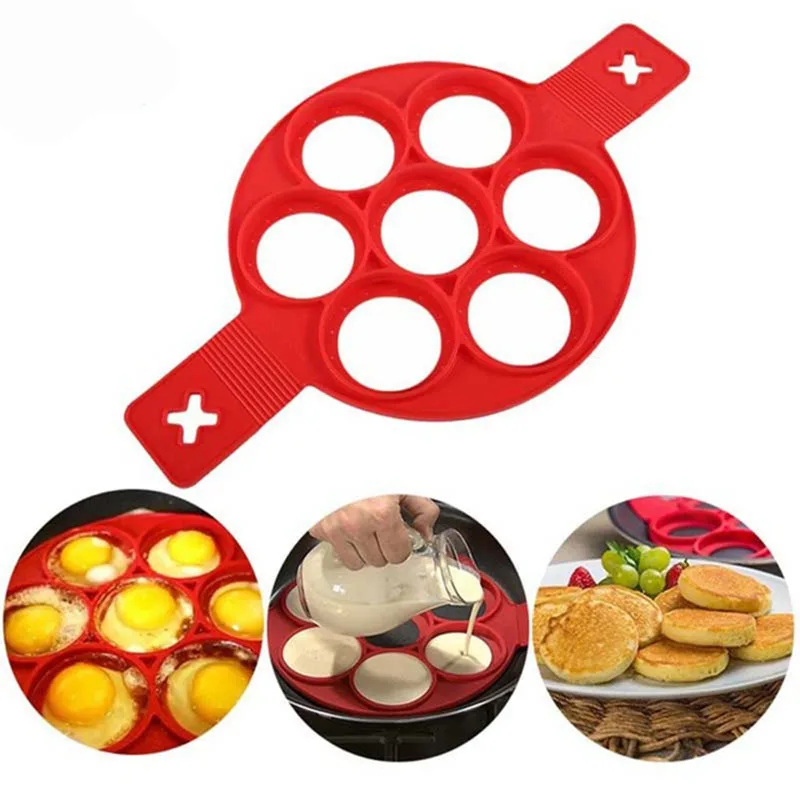 4 Style Silicone Mold Non Stick Fantastic Egg Pancake Maker Ring Kitchen Baking Omelet Moulds Flip Cooker Egg Holder Food Rings
4 Style Silicone Mold Non Stick Fantastic Egg Pancake Maker Ring Kitchen Baking Omelet Moulds Flip Cooker Egg Holder Food Rings