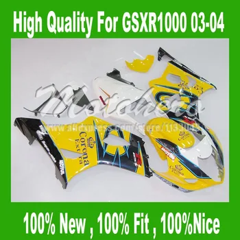 100%NEW Fairings For SUZUKI GSXR 1000 K3 2003 2004 GSX-R1000 03 04 GSXR1000 03 04 Yellow blue white Fairing Free shipping AAA
100%NEW Fairings For SUZUKI GSXR 1000 K3 2003 2004 GSX-R1000 03 04 GSXR1000 03 04 Yellow blue white Fairing Free shipping AAA