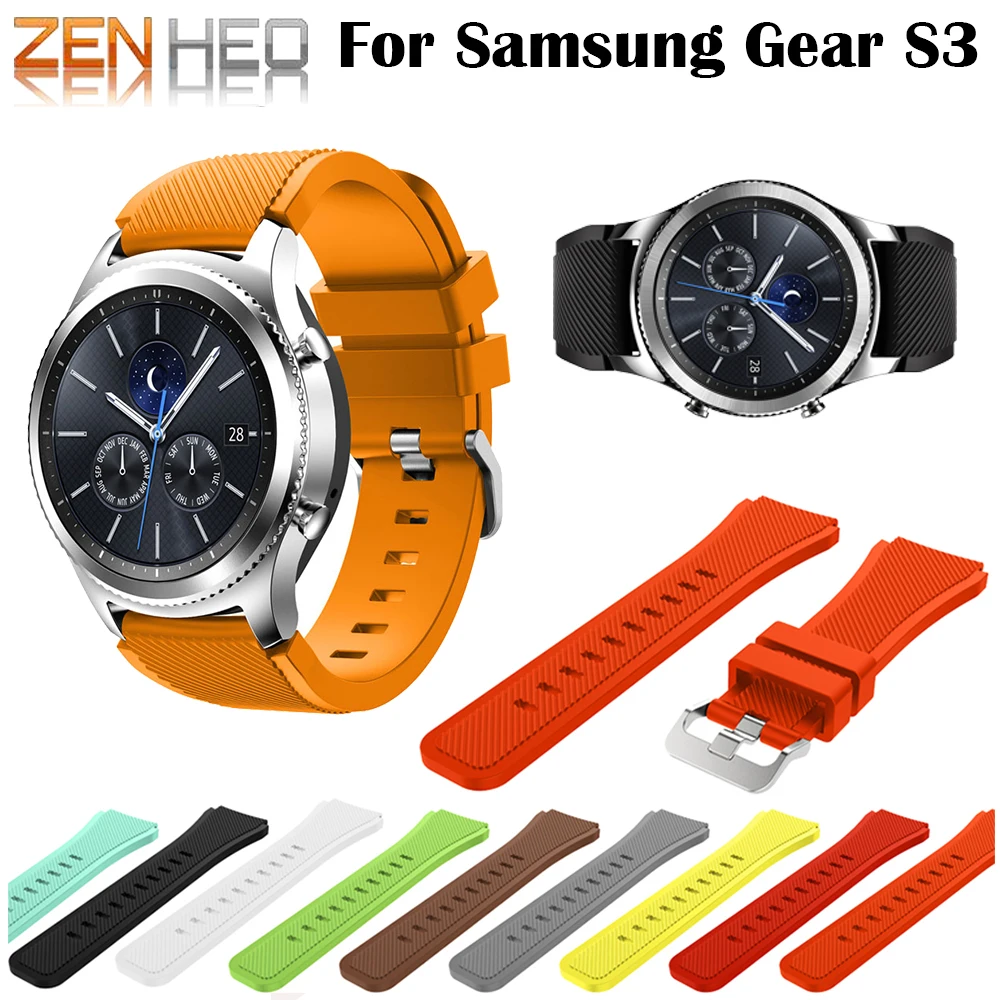 Rubber Strap Watchbands for Samsung Gear S3 Frontier Classic Silicone Replacement Watch Band 22mm Strap for Samsung Gear S3
Rubber Strap Watchbands for Samsung Gear S3 Frontier Classic Silicone Replacement Watch Band 22mm Strap for Samsung Gear S3