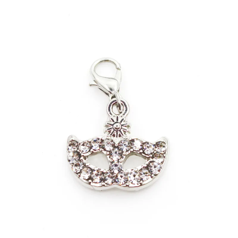 Hot Selling 10pcs/lot Mask Dangle Charms Lobster Clasp DIY Bracelet Necklace Pendants Jewelry Hanging Charms
Hot Selling 10pcs/lot Mask Dangle Charms Lobster Clasp DIY Bracelet Necklace Pendants Jewelry Hanging Charms