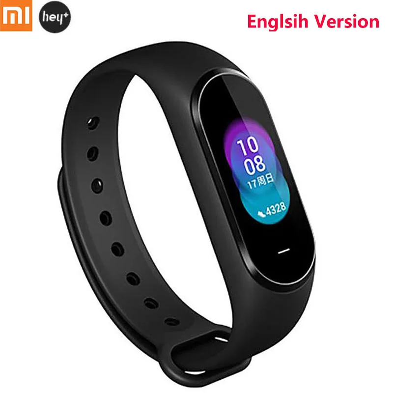 

In-Stock Xiaomi Hey Plus Smartband 0.95 Inch AMOLED Color Screen Builtin Multifunction NFC Heart Rate Monitor Hey+ Band