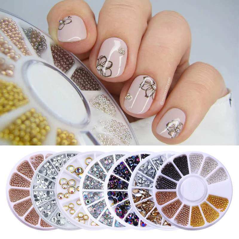 Rose Gold Beads Studs Mixed Nail Rhinestones 3D Nail Art Decoration in Wheel Nail Art Accessories Manicure DIY Decors
Rose Gold Beads Studs Mixed Nail Rhinestones 3D Nail Art Decoration in Wheel Nail Art Accessories Manicure DIY Decors
