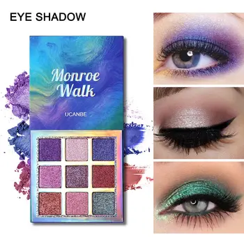 2018 Newly Eye Shadow Palette 9 Colors Fashion Shining Glitter Eye Shadow Universal Eyes Cosmetic Pigmented Eye Shadow Powder
2018 Newly Eye Shadow Palette 9 Colors Fashion Shining Glitter Eye Shadow Universal Eyes Cosmetic Pigmented Eye Shadow Powder