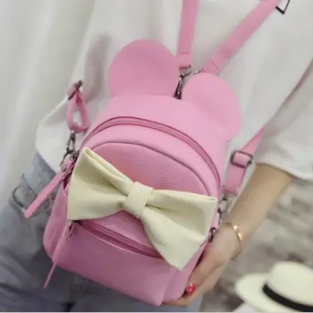 Mickey Backpack 2018 New PU leather Women's bag Teen Girls Backpacks Cute Animals ears Sweet Bow Wild School Female Mickey Bag
Mickey Backpack 2018 New PU leather Women's bag Teen Girls Backpacks Cute Animals ears Sweet Bow Wild School Female Mickey Bag