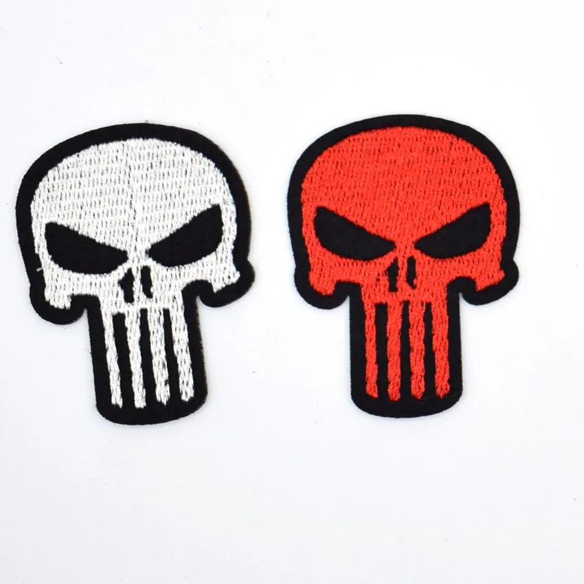 2018 Patches For Clothing 2pcs Tactical Type Biker Jacket Patches Punishe Skeleton Skull Patch Iron Or Sew On 100% White/black
2018 Patches For Clothing 2pcs Tactical Type Biker Jacket Patches Punishe Skeleton Skull Patch Iron Or Sew On 100% White/black