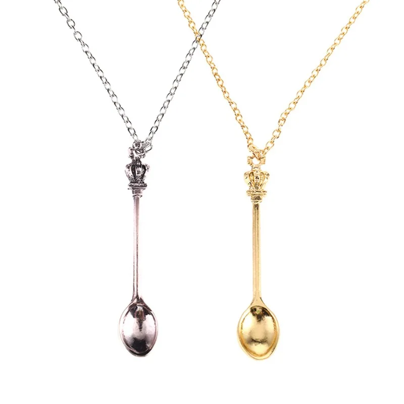 Crown Mini Teaspoon Classical Royal Alice Snuff Necklace Wholesale Female Spoon Necklace
Crown Mini Teaspoon Classical Royal Alice Snuff Necklace Wholesale Female Spoon Necklace