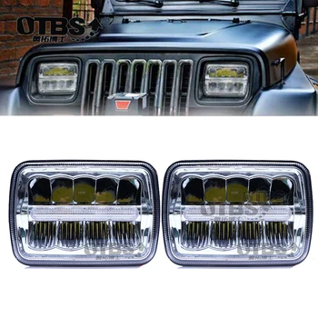 4"x 6" LED Projector Headlight 6x4 Hi/Lo Beam DRL Headlamps Rectangular H4651 H4652 H4656 H4666 H6545 For Jeep Cherokee XJ YJ
4"x 6" LED Projector Headlight 6x4 Hi/Lo Beam DRL Headlamps Rectangular H4651 H4652 H4656 H4666 H6545 For Jeep Cherokee XJ YJ