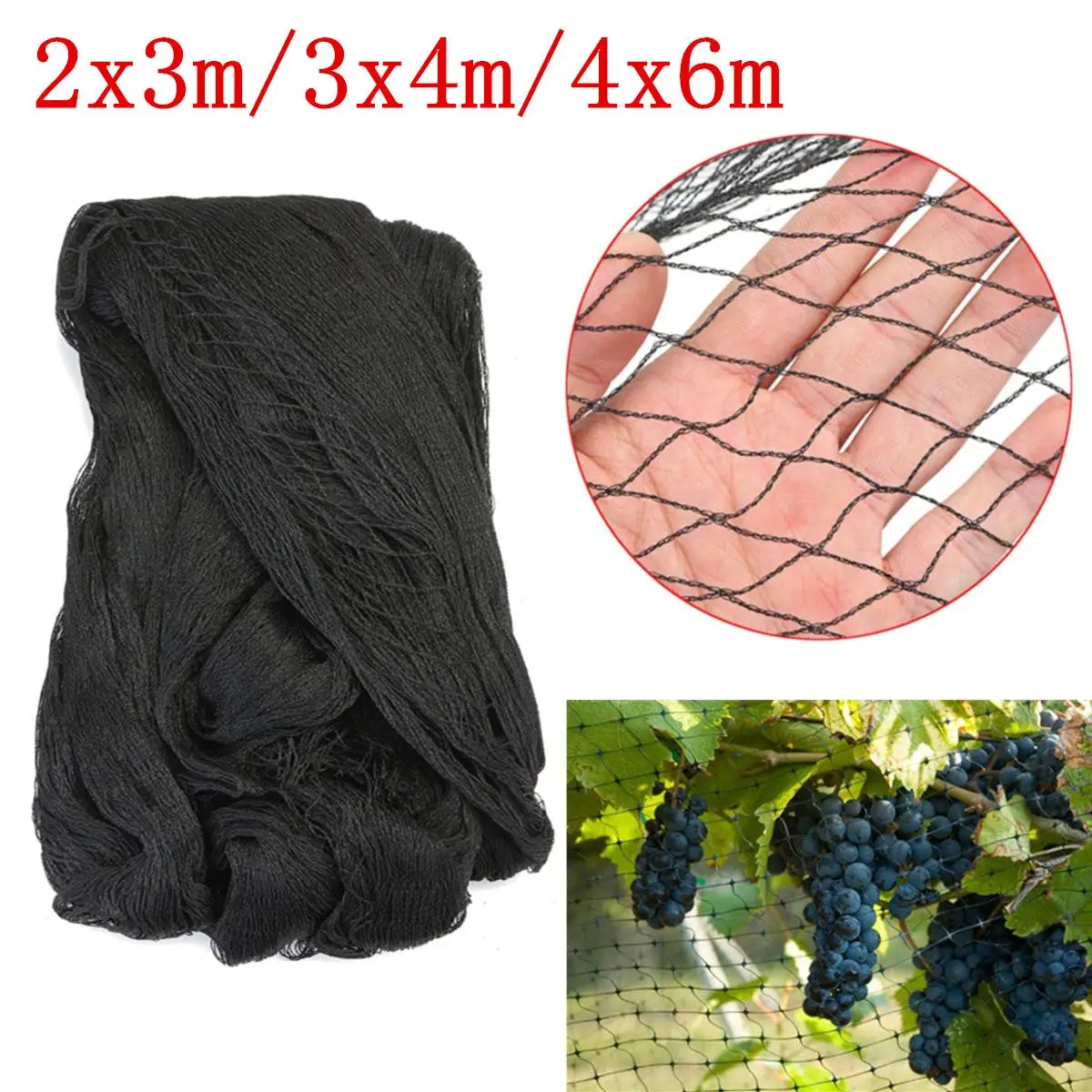 Grid Farm Garden Transparent Polyethylene Anti-bird Net Balcony Fruit Tree Safety Protect Pond Crops Plant Cover Mesh
Grid Farm Garden Transparent Polyethylene Anti-bird Net Balcony Fruit Tree Safety Protect Pond Crops Plant Cover Mesh