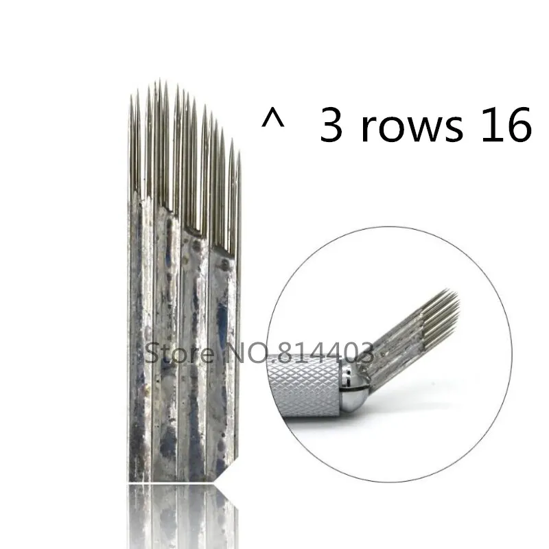 New Arrivinng Triangle 3 Row 16 Eyebrows Tattoo Needles Micro Needle Permanent Makeup Microblading Needles for 3D Tobori Pen
New Arrivinng Triangle 3 Row 16 Eyebrows Tattoo Needles Micro Needle Permanent Makeup Microblading Needles for 3D Tobori Pen