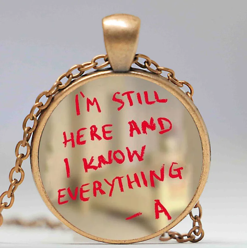 HK-005 Pretty little liars logo Copper Chain Women Choker Statement Copper Pendant Necklace For Men Dress Accessories HZ1
HK-005 Pretty little liars logo Copper Chain Women Choker Statement Copper Pendant Necklace For Men Dress Accessories HZ1