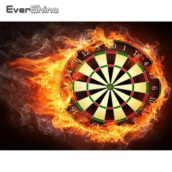 EverShine 5D Diamond Embroidery Fire Dart Board Diamond Mosaic Paintings Scenery Beads Embroidery Diamonds Art Kits Manual Hobby
EverShine 5D Diamond Embroidery Fire Dart Board Diamond Mosaic Paintings Scenery Beads Embroidery Diamonds Art Kits Manual Hobby