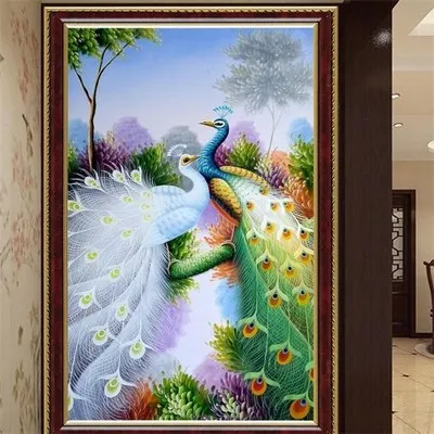5D Diamond Painting Animal Peacock Cross Stitch Diamond Embroidery Needlework Diamond Mosaic rhinestones Home Decor unqiue gift
5D Diamond Painting Animal Peacock Cross Stitch Diamond Embroidery Needlework Diamond Mosaic rhinestones Home Decor unqiue gift