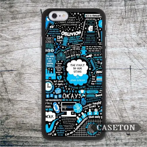 Black Blue Okay Quote font b Case b font For font b iPhone b font 7