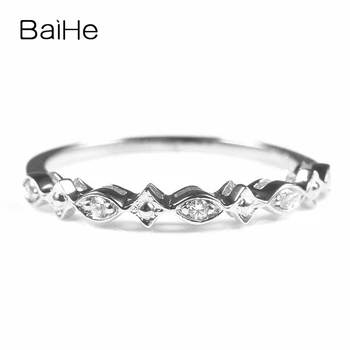BAIHE Solid 10k White Gold(AU417) SI/H 100% Natural Diamond Elegant Engagement Wedding Ring Women Anniversary Party Band Fashion
BAIHE Solid 10k White Gold(AU417) SI/H 100% Natural Diamond Elegant Engagement Wedding Ring Women Anniversary Party Band Fashion