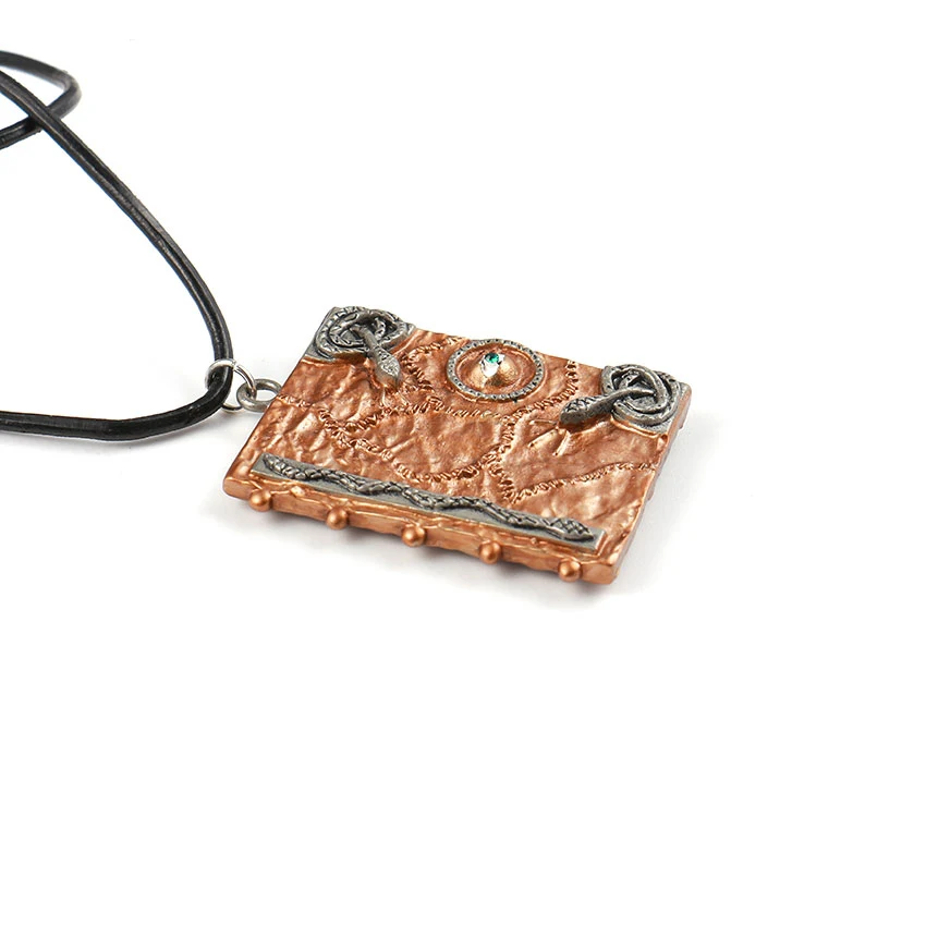 HANRESHE Hocus Spell Book Long Necklace Witches Sanderson Sister Rope Chocker Fashion Jewelry Women Gift Letter Necklace Pendant
HANRESHE Hocus Spell Book Long Necklace Witches Sanderson Sister Rope Chocker Fashion Jewelry Women Gift Letter Necklace Pendant