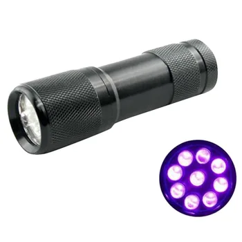 Tool 1 PC Black Mini Aluminum Portable Lights UV Ultra Violet Blacklight 9 LED uv Flashlight Torch Light Lamp flashlight
Tool 1 PC Black Mini Aluminum Portable Lights UV Ultra Violet Blacklight 9 LED uv Flashlight Torch Light Lamp flashlight