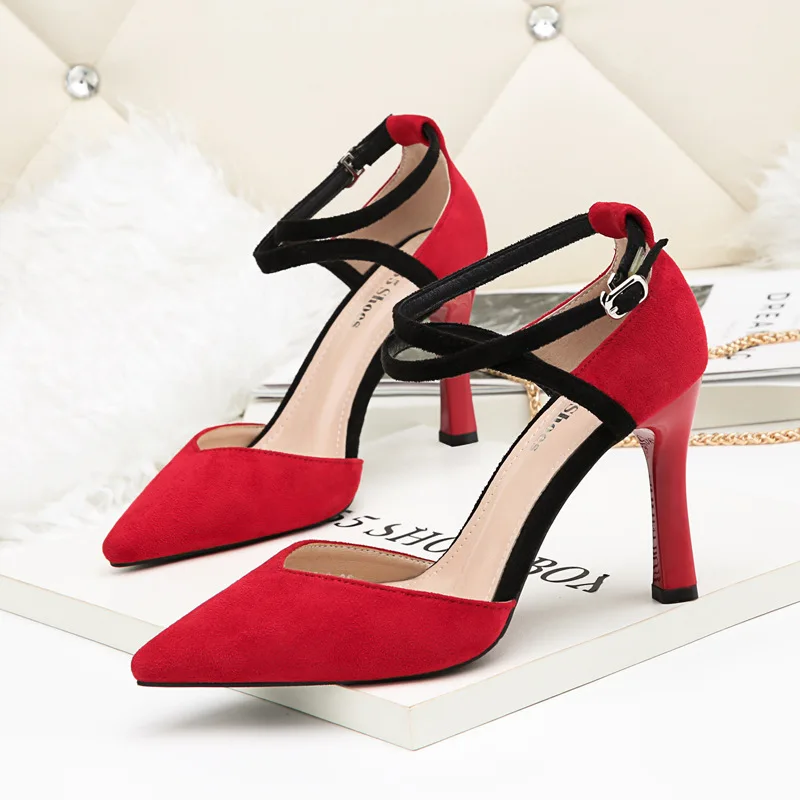 Pointed High Heels Nightclub Straps Women Shoes Stiletto Shallow Mouth Women High Heels Ladies Shoes Wedding Shoes
Pointed High Heels Nightclub Straps Women Shoes Stiletto Shallow Mouth Women High Heels Ladies Shoes Wedding Shoes