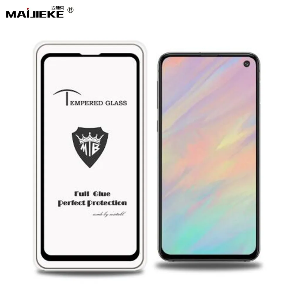 

11D HD 9H Full Coverage Tempered Glass for Samsung Galaxy S10E S10 E Full Glue Screen Protector Film Protective Glass