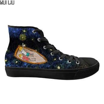 Customized Fashion 3D Hand Paint Art Design Starry Night Design Spring Women Shoes High Top Flats Canvas Sneakers Woman Lace Up
Customized Fashion 3D Hand Paint Art Design Starry Night Design Spring Women Shoes High Top Flats Canvas Sneakers Woman Lace Up