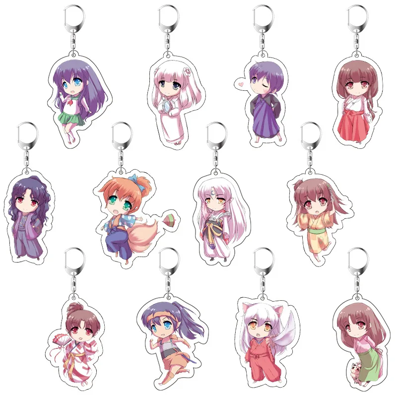 Inuyasha Keychain Cute Double Sided Acrylic Key Chain Pendant Anime Accessories Cartoon Key Ring
Inuyasha Keychain Cute Double Sided Acrylic Key Chain Pendant Anime Accessories Cartoon Key Ring