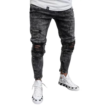 2019 Mens Cool Designer Brand Jeans Skinny Ripped Destroyed Stretch Slim Fit Hop Hop Pants With Holes For Men
2019 Mens Cool Designer Brand Jeans Skinny Ripped Destroyed Stretch Slim Fit Hop Hop Pants With Holes For Men