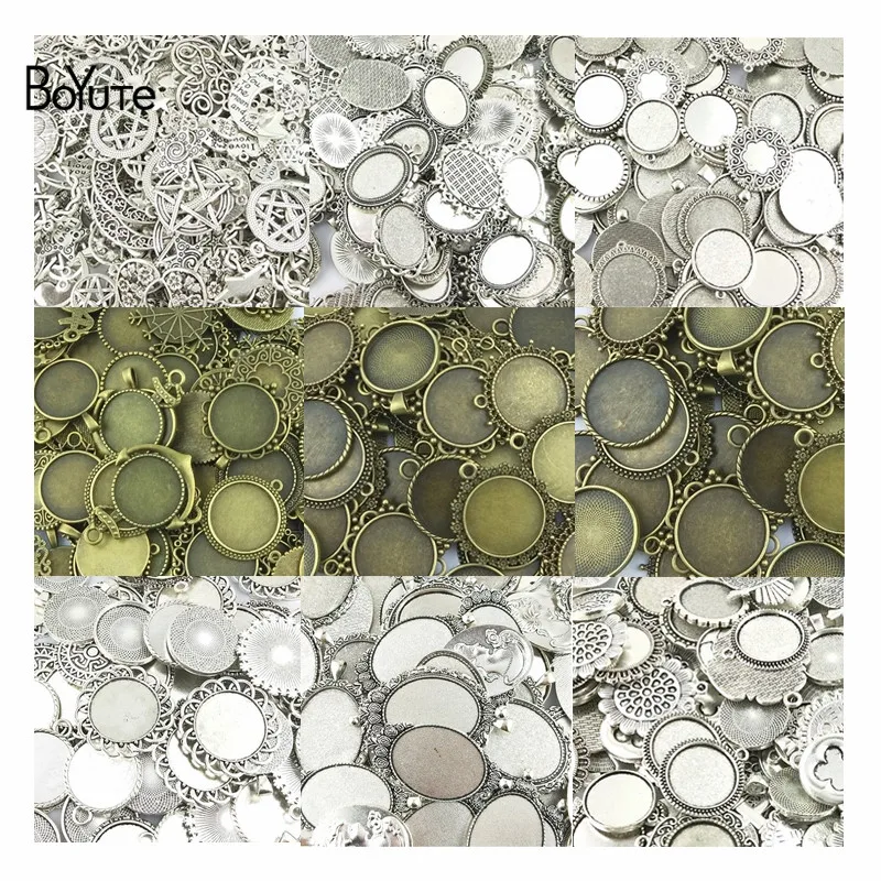 BoYuTe (500 Gram/Bag) Mix Styles 20MM 25MM 30MM Cabochon Base Pendant Blanks Tray Bezel Diy Hand Made Jewelry Accessories
BoYuTe (500 Gram/Bag) Mix Styles 20MM 25MM 30MM Cabochon Base Pendant Blanks Tray Bezel Diy Hand Made Jewelry Accessories
