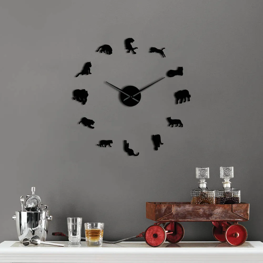 Wildlife Designer Quartz Wall Clock Fashion Watches 3d Tiger Wall Clock Mirror Sticker DIY Living Room Decor Free Shipping
Wildlife Designer Quartz Wall Clock Fashion Watches 3d Tiger Wall Clock Mirror Sticker DIY Living Room Decor Free Shipping
