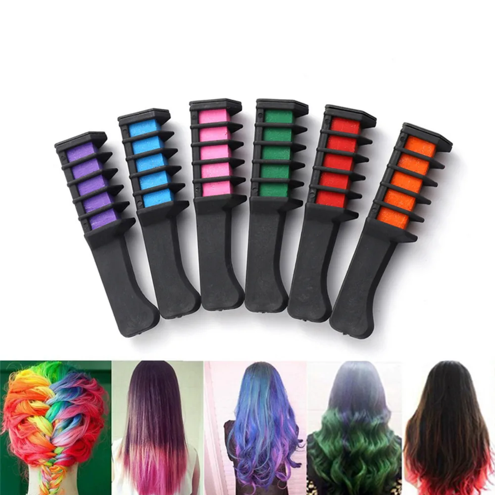 Hairdressing Salon Styling 1PC Disposable Temporary Hair Dye Comb Pro Crayons Hair Color Chalk With Comb Hair Dyeing Tool
Hairdressing Salon Styling 1PC Disposable Temporary Hair Dye Comb Pro Crayons Hair Color Chalk With Comb Hair Dyeing Tool