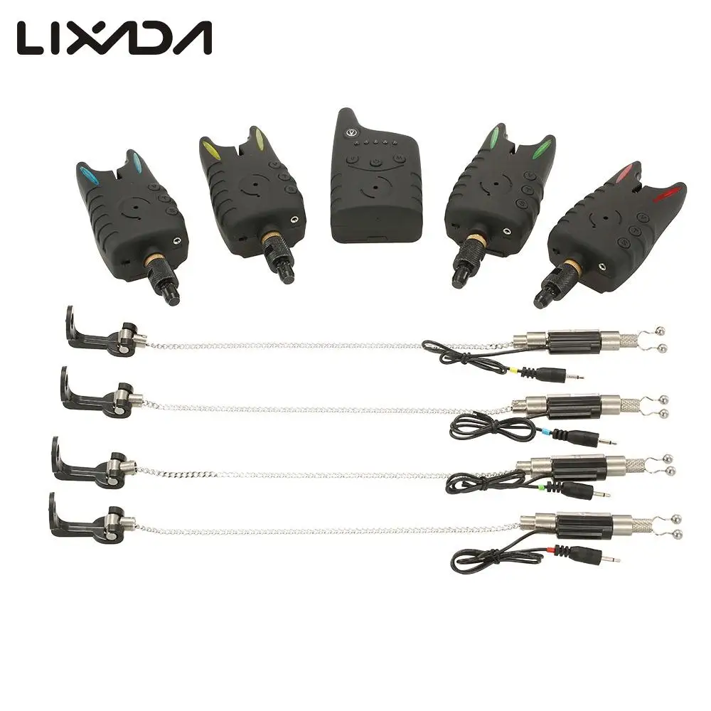 Lixada Wireless Fishing Alarm Kit Digital Fishing Bite Alarm Set LED Alarm Indicator Bell Receiver Swinger In Box Fishing Tackle
Lixada Wireless Fishing Alarm Kit Digital Fishing Bite Alarm Set LED Alarm Indicator Bell Receiver Swinger In Box Fishing Tackle