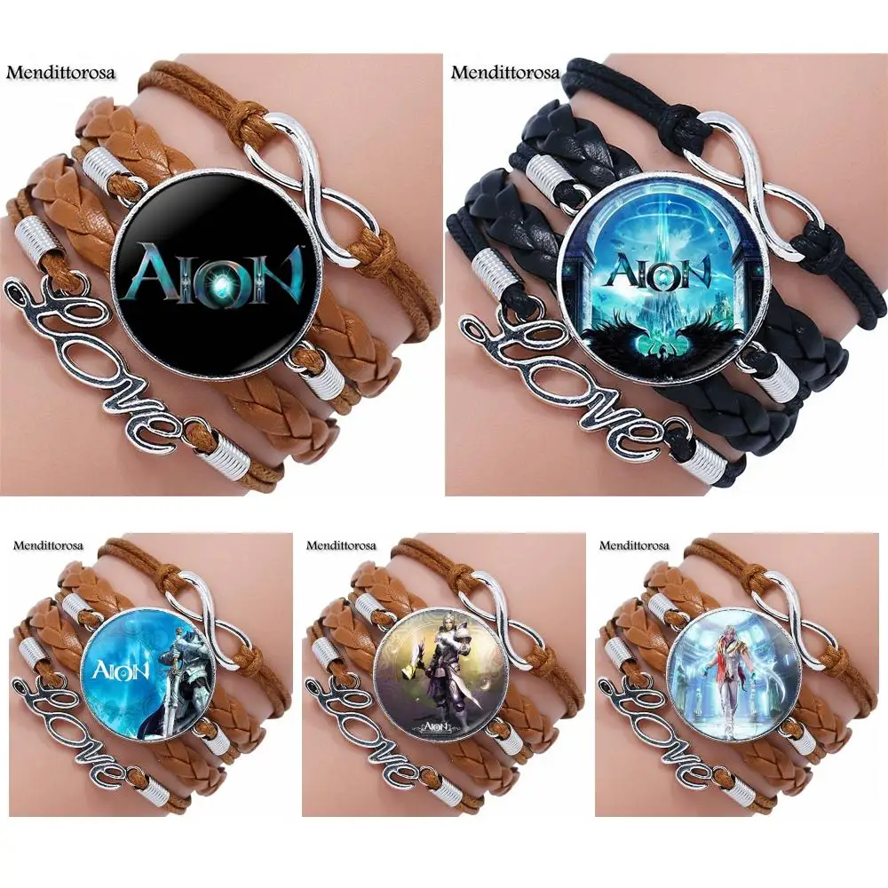 EJ Glaze Aion For Women Kids Brand Lover Multilayer Black/Brown Leather Bracelet Bangle Glass Jewelry
EJ Glaze Aion For Women Kids Brand Lover Multilayer Black/Brown Leather Bracelet Bangle Glass Jewelry