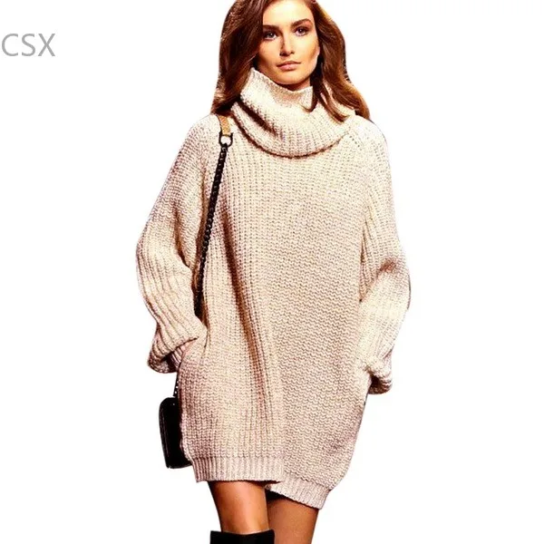 MwOiiOwM 2018 New Fashion Women Raglan Sleeve Sweater Knitting High Neck Solid Loose Long Knitted Woman's Clothing
MwOiiOwM 2018 New Fashion Women Raglan Sleeve Sweater Knitting High Neck Solid Loose Long Knitted Woman's Clothing