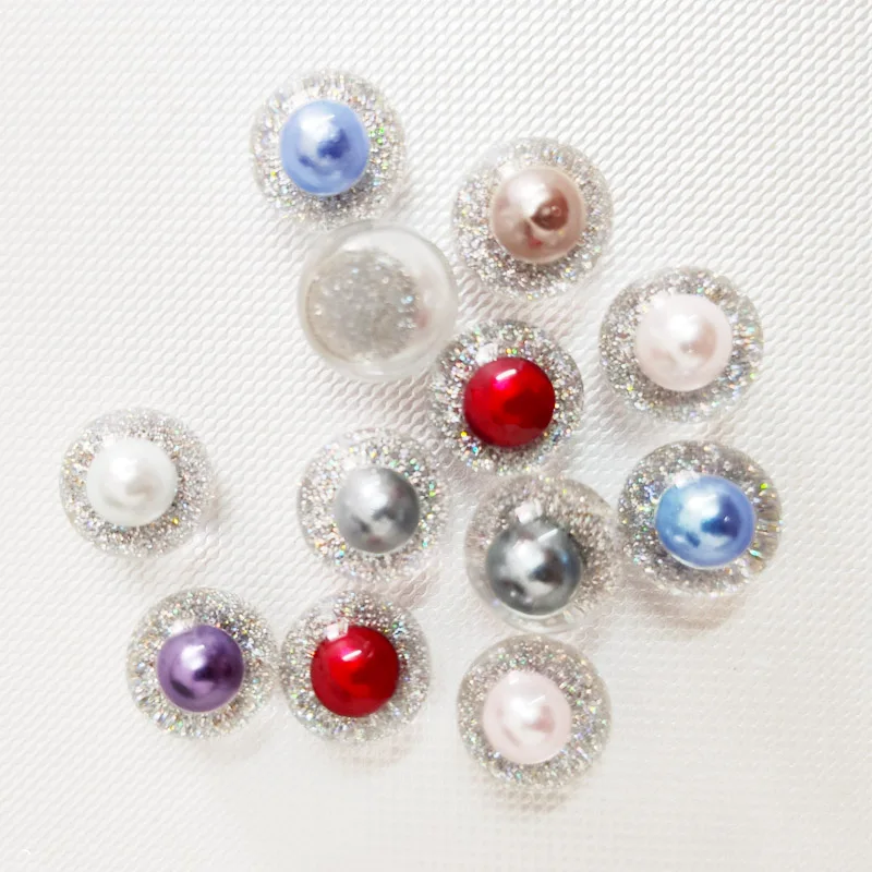 10ps Shining Imitation Pearls Colorful Charm Findings Diy Cabochon Tray Bead Stud Earrings Necklace Crafts Jewelry Accessory P85
10ps Shining Imitation Pearls Colorful Charm Findings Diy Cabochon Tray Bead Stud Earrings Necklace Crafts Jewelry Accessory P85