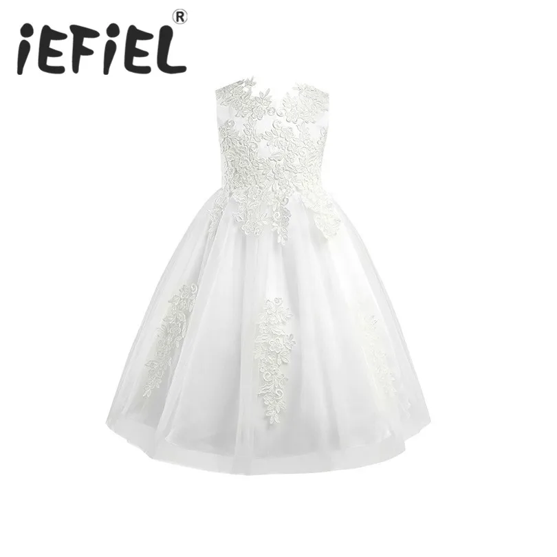 3-14Y Girls Sleeveless Water-soluble Lace Flower Girl Dress Princess Pageant Wedding Birthday Party Tulle Dress Girls Clothes
3-14Y Girls Sleeveless Water-soluble Lace Flower Girl Dress Princess Pageant Wedding Birthday Party Tulle Dress Girls Clothes